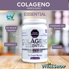 **Colágeno Hidrolizado Essential Vitamins x 750 g - ¡Sin azúcar añadida!**