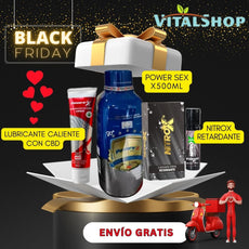 **Combo Black friday (Power sex liquido o bebida x 500ml+Retardante + lubricante caliente power con CBD)**