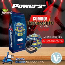 ¡Power Sex COMBO INTERMEDIO: Ecos de Pasión (6 mini estuches 24 Pastillas) ¡Envío Gratis!