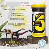 **Multivitaminico Food Factory T5 - Colágeno hidrolizado - Cloruro de magnesio - 1000gm**