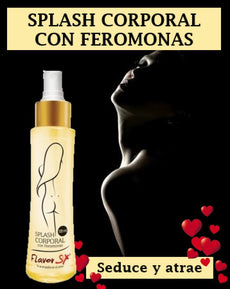 Splash Corporal con Feromonas para Hombre y Mujer X 120 ML